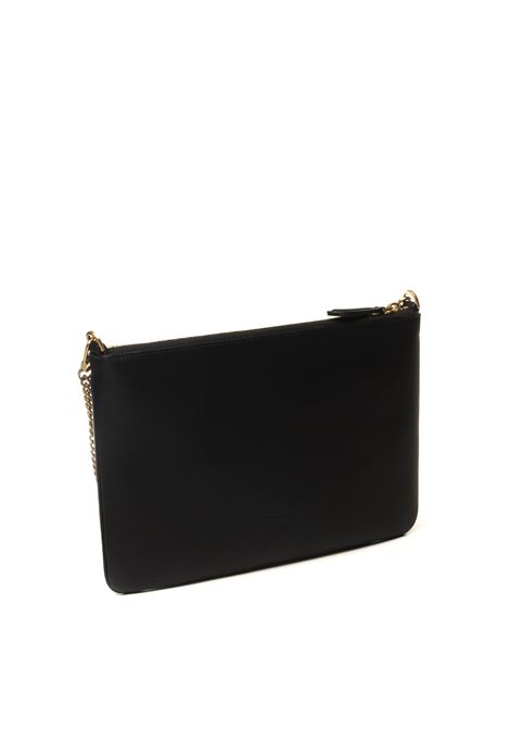 borsa a spalla flat classic nera/oro PINKO | 100455-AOF1FLAT CLASSIC-Z99Q